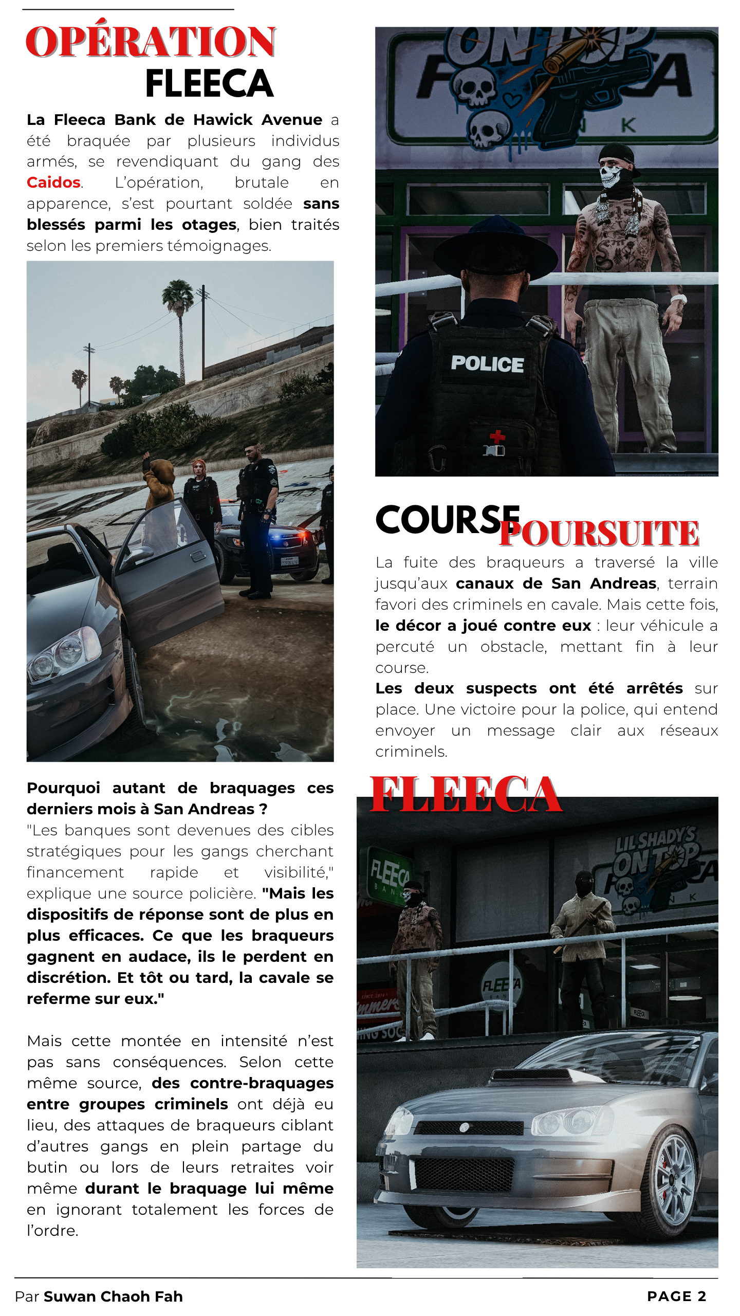 Page du magazine