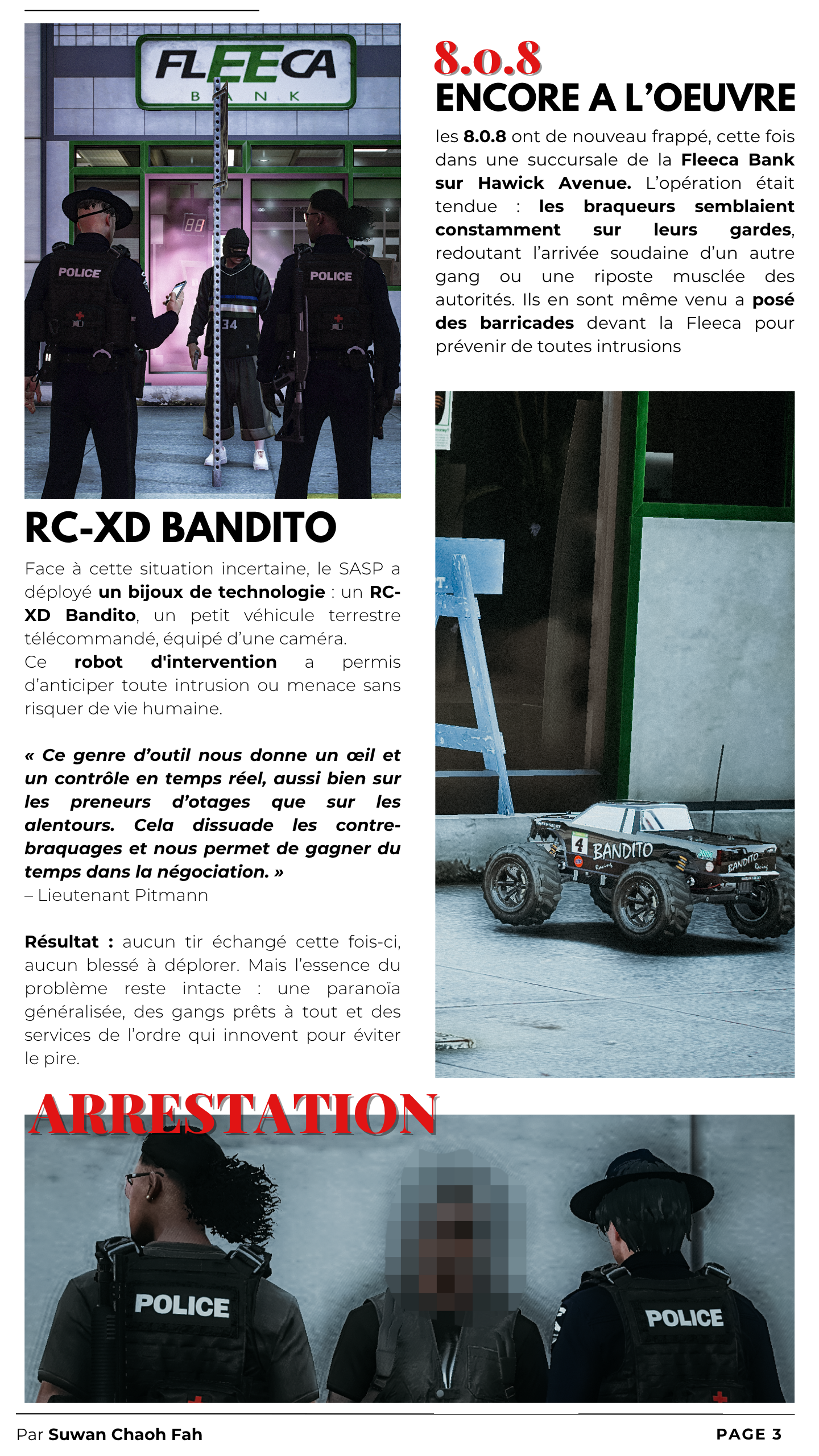 Page du magazine