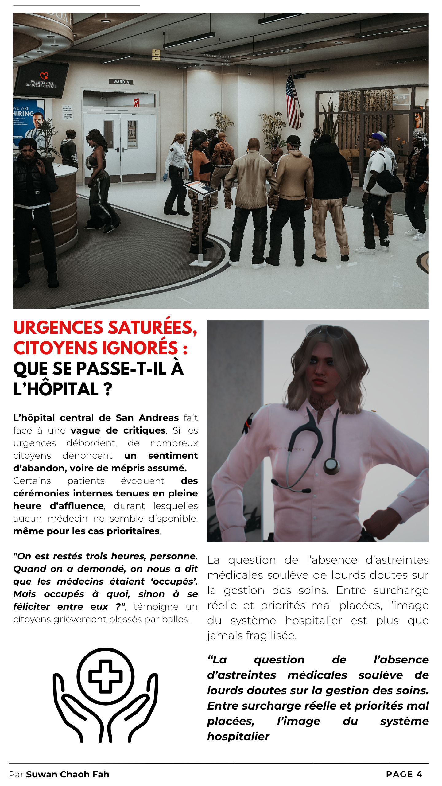 Page du magazine